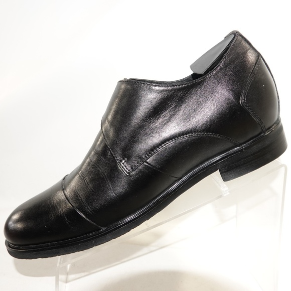 Calto G50326 Sz 8 M Black Monk Strap Mens B7 A9 main image 5